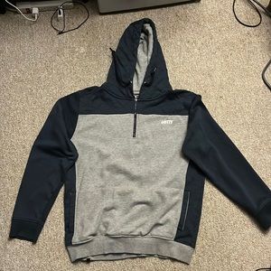 Jetty Sweatshirt Grey and Navy Blue Lightly Worn